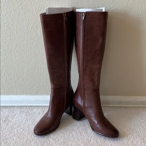 New FRYE Brown Tall Boots Size 7
